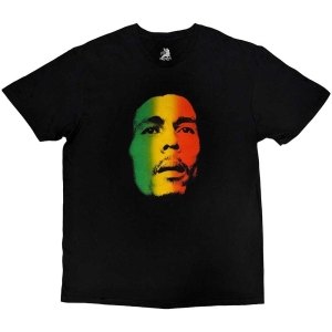 Bob Marley - Face Uni Bl  i gruppen MERCHANDISE / T-shirt / Nyheter / Reggae hos Bengans Skivbutik AB (5546029r)