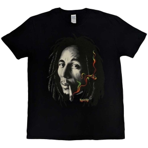 Bob Marley - Rasta Smoke Uni Bl  i gruppen MERCHANDISE / T-shirt / Nyheter / Reggae hos Bengans Skivbutik AB (5546030r)