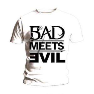 Eminem - Bad Meets Evil Uni Wht  i gruppen MERCHANDISE / T-shirt / Nyheter / Hip Hop-Rap hos Bengans Skivbutik AB (5546039r)