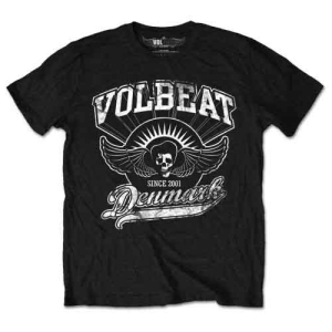 Volbeat - Rise From Denmark Uni Bl i gruppen MERCHANDISE / T-shirt / Nyheter / Hårdrock hos Bengans Skivbutik AB (5546183r)