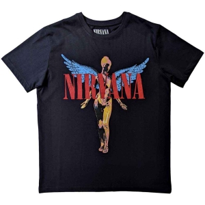 Nirvana - Angelic Uni Bl i gruppen MERCHANDISE / T-shirt / Nyheter / Pop-Rock hos Bengans Skivbutik AB (5546457r)