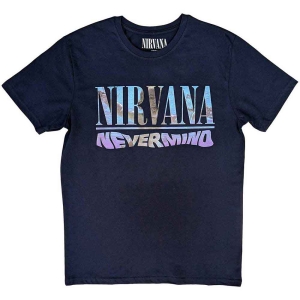 Nirvana - Nevermind Uni Navy  i gruppen MERCHANDISE / T-shirt / Nyheter / Pop-Rock hos Bengans Skivbutik AB (5546474r)