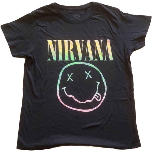 Nirvana - Sorbet Ray Happy Face Lady Bl  i gruppen MERCHANDISE / T-shirt / Nyheter / Pop-Rock hos Bengans Skivbutik AB (5546486r)