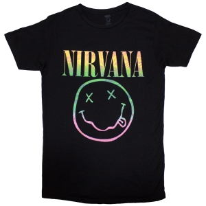 Nirvana - Sorbet Ray Happy Face Lady Bl  i gruppen MERCHANDISE / T-shirt / Pop-Rock hos Bengans Skivbutik AB (5546486r)