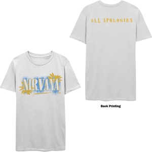 Nirvana - All Apologies Uni Wht  i gruppen MERCHANDISE / T-shirt / Nyheter / Pop-Rock hos Bengans Skivbutik AB (5546489r)