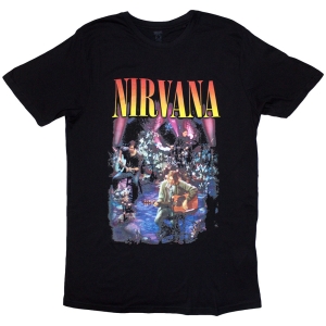 Nirvana - Unplugged Photo Lady Bl  i gruppen MERCHANDISE / T-shirt / Pop-Rock hos Bengans Skivbutik AB (5546493r)