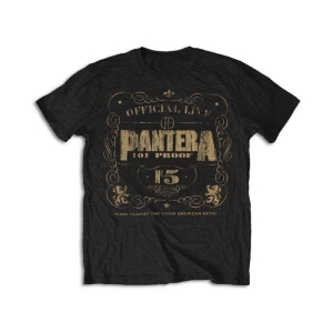 Pantera - 101 Proof Uni Bl  i gruppen MERCHANDISE / T-shirt / Nyheter / Hårdrock hos Bengans Skivbutik AB (5546637r)