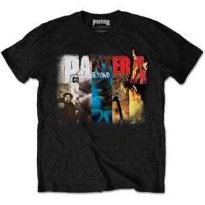 Pantera - Album Collage Uni Bl  i gruppen MERCHANDISE / T-shirt / Nyheter / Hårdrock hos Bengans Skivbutik AB (5546642r)