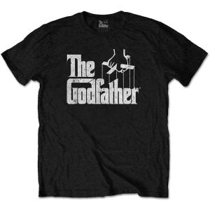 The Godfather - Logo White Uni Bl i gruppen MERCHANDISE / T-shirt / Nyheter / Film-Musikal hos Bengans Skivbutik AB (5547058)