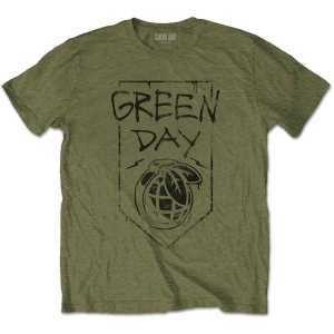 Green Day - Organic Grenade Uni Green  i gruppen MERCHANDISE / T-shirt / Nyheter / Punk hos Bengans Skivbutik AB (5547157r)