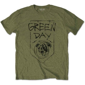 Green Day - Organic Grenade Uni Green  i gruppen MERCHANDISE / T-shirt / Punk hos Bengans Skivbutik AB (5547157r)