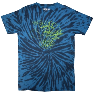 Green Day - Dookie Line Art Uni Blue Dip-Dye  i gruppen MERCHANDISE / T-shirt / Punk hos Bengans Skivbutik AB (5547164r)
