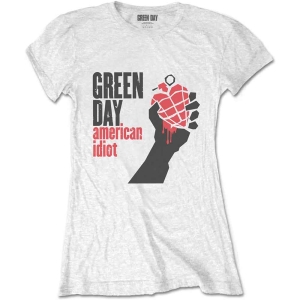 Green Day - American Idiot Lady Wht  i gruppen MERCHANDISE / T-shirt / Nyheter / Punk hos Bengans Skivbutik AB (5547184r)