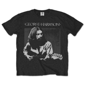 George Harrison - Live Portrait Uni Bl  i gruppen MERCHANDISE / T-shirt / Nyheter / Pop-Rock hos Bengans Skivbutik AB (5547197r)
