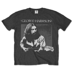 George Harrison - Live Portrait Uni Char  i gruppen MERCHANDISE / T-shirt / Nyheter / Pop-Rock hos Bengans Skivbutik AB (5547198r)