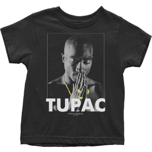 Tupac - Praying Toddler T-Shirt Bl i gruppen MERCHANDISE / Merch / Nyheter / Hip Hop-Rap hos Bengans Skivbutik AB (5548591r)