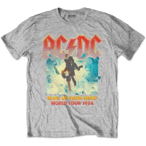 Ac/Dc - Blow Up Your Video Boys T-Shirt Heather  i gruppen MERCHANDISE / Merch / Hårdrock hos Bengans Skivbutik AB (5548604r)