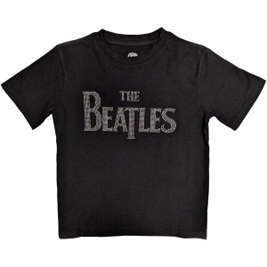 The Beatles - Drop Embellished Boys T-Shirt Bl i gruppen MERCHANDISE / Merch / Nyheter / Pop-Rock hos Bengans Skivbutik AB (5548624r)