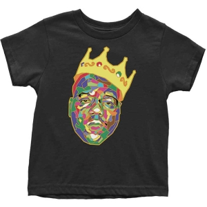 Biggie Smalls - Crown Toddler T-Shirt Bl i gruppen MERCHANDISE / Merch / Nyheter / Hip Hop-Rap hos Bengans Skivbutik AB (5548645r)