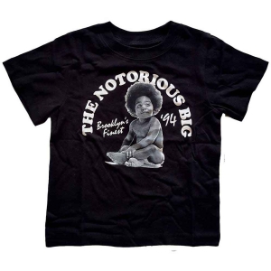 Biggie Smalls - Baby Toddler  T-Shirt Bl i gruppen MERCHANDISE / Merch / Nyheter / Hip Hop-Rap hos Bengans Skivbutik AB (5548646r)