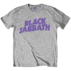 Black Sabbath - Wavy Logo Boys T-Shirt Heather i gruppen MERCHANDISE / Merch / Nyheter / Hårdrock hos Bengans Skivbutik AB (5548669r)