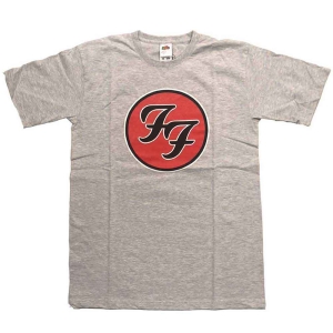 Foo Fighters - Ff Logo Boys T-Shirt Heather  i gruppen MERCHANDISE / Merch / Nyheter / Pop-Rock hos Bengans Skivbutik AB (5548688r)