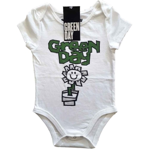 Green Day - Flower Pot Toddler Wht Babygrow i gruppen MERCHANDISE / Merch / Nyheter / Punk hos Bengans Skivbutik AB (5548692r)