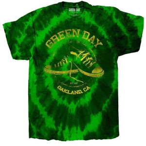 Green Day - All Stars Boys T-Shirt Green Dip-Dye i gruppen MERCHANDISE / Merch / Nyheter / Punk hos Bengans Skivbutik AB (5548698r)