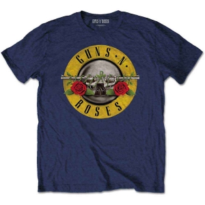 Guns N Roses - Classic Logo Boys T-Shirt Navy i gruppen MERCHANDISE / Merch / Nyheter / Hårdrock hos Bengans Skivbutik AB (5548710r)