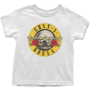 Guns N Roses - Classic Logo Toddler T-Shirt Wht i gruppen MERCHANDISE / Merch / Nyheter / Hårdrock hos Bengans Skivbutik AB (5548711r)