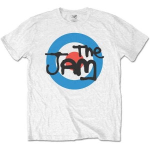 The Jam - Spray Target Logo Boys T-Shirt Wht i gruppen MERCHANDISE / Merch / Nyheter / Pop-Rock hos Bengans Skivbutik AB (5548732r)