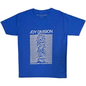 Joy Division - Unknown Pleasures Fp Boys T-Shirt Blue i gruppen MERCHANDISE / Merch / Pop-Rock hos Bengans Skivbutik AB (5548735r)