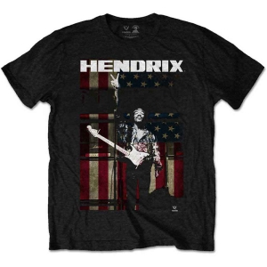 Jimi Hendrix - Peace Flag Boys T-Shirt Bl i gruppen MERCHANDISE / Merch / Nyheter / Pop-Rock hos Bengans Skivbutik AB (5548737r)