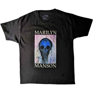 Marilyn Manson - Halloween Painted Hw Boys T-Shirt Bl i gruppen MERCHANDISE / Merch / Nyheter / Hårdrock hos Bengans Skivbutik AB (5548759r)