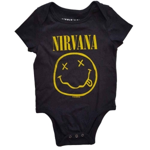 Nirvana - Happy Face Toddler Bl Babygrow i gruppen MERCHANDISE / Merch / Nyheter / Pop-Rock hos Bengans Skivbutik AB (5548765r)