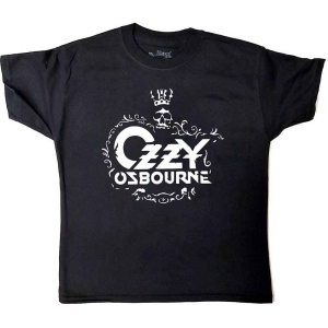 Ozzy Osbourne - Logo Boys T-Shirt Bl i gruppen MERCHANDISE / Merch / Nyheter / Hårdrock hos Bengans Skivbutik AB (5548782r)
