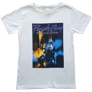 Prince - Purple Rain Album Boys T-Shirt  Wht i gruppen MERCHANDISE / Merch / Nyheter / RnB-Soul hos Bengans Skivbutik AB (5548798r)