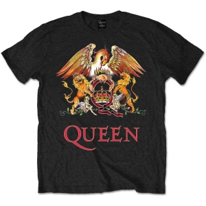 Queen - Classic Crest Boys T-Shirt Bl i gruppen MERCHANDISE / Merch / Nyheter / Pop-Rock hos Bengans Skivbutik AB (5548802r)