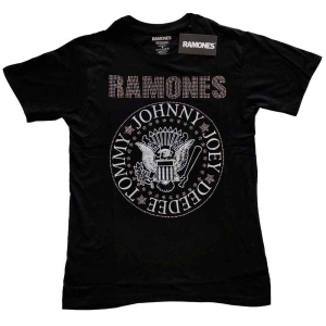 Ramones - Presidential Seal Emb Boys T-Shirt Bl i gruppen MERCHANDISE / Merch / Nyheter / Punk hos Bengans Skivbutik AB (5548817r)