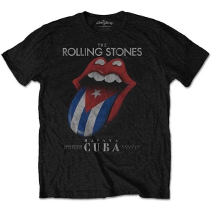 Rolling Stones - Havana Cuba Boys T-Shirt Bl i gruppen MERCHANDISE / Merch / Nyheter / Pop-Rock hos Bengans Skivbutik AB (5548830r)