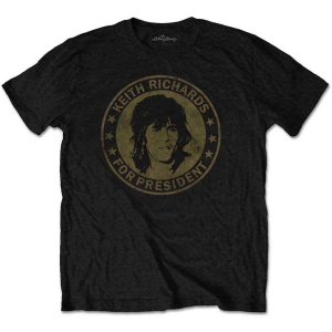 Rolling Stones - Keith For President Boys T-Shirt Bl i gruppen MERCHANDISE / Merch / Nyheter / Pop-Rock hos Bengans Skivbutik AB (5548838r)