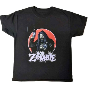 Rob Zombie - Magician Boys T-Shirt Bl i gruppen MERCHANDISE / Merch / Nyheter / Hårdrock hos Bengans Skivbutik AB (5548840r)