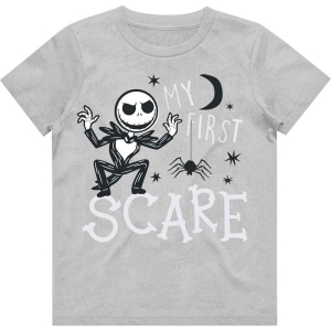 Disney - Tnbc First Scare Boys T-Shirt Grey i gruppen ÖVRIGT / Merchandise / Nyheter hos Bengans Skivbutik AB (5548859r)