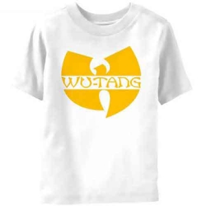 Wu-Tang Clan - Logo Toddler T-Shirt Wht i gruppen MERCHANDISE / Merch / Nyheter / Hip Hop-Rap hos Bengans Skivbutik AB (5548866r)