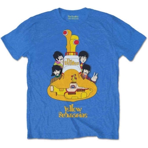 The Beatles - Yellowsub  Sub Boys T-Shirt Blue i gruppen MERCHANDISE / Merch / Nyheter / Pop-Rock hos Bengans Skivbutik AB (5548872r)