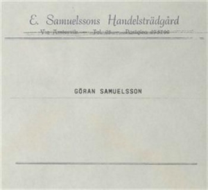 Samuelsson Göran - E. Samuelssons Handelsträdgård + Dv i gruppen Externt_Lager / Naxoslager hos Bengans Skivbutik AB (554960)