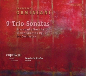 Capriccio Barockorchester - Geminiani: 9 Trio Sonatas i gruppen CD / Kommande / Klassiskt hos Bengans Skivbutik AB (5549608)