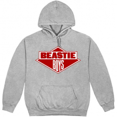 Beastie Boys - Diamond Logo Uni Grey Hoodie  i gruppen ÖVRIGT / Övrigt / aub hos Bengans Skivbutik AB (5552064r)