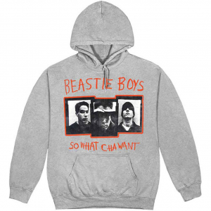 Beastie Boys - So What Cha Want Uni Grey Hoodie  i gruppen ÖVRIGT / Övrigt / aub hos Bengans Skivbutik AB (5552065r)