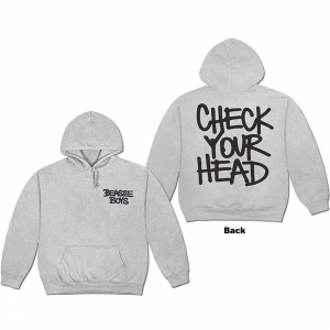 Beastie Boys - Check Your Head Uni Grey Hoodie  i gruppen ÖVRIGT / Övrigt / aub hos Bengans Skivbutik AB (5552067r)